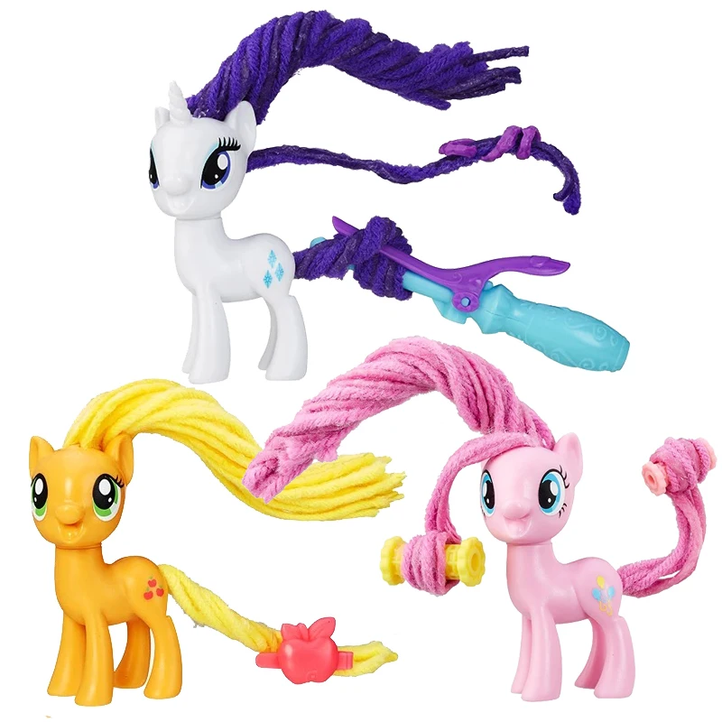 

Hasbro My Little Pony Twisty Twirly прически Applejack редкость Pinkie Pie обучающие игрушки для девочек Подарки на день рождения B8809