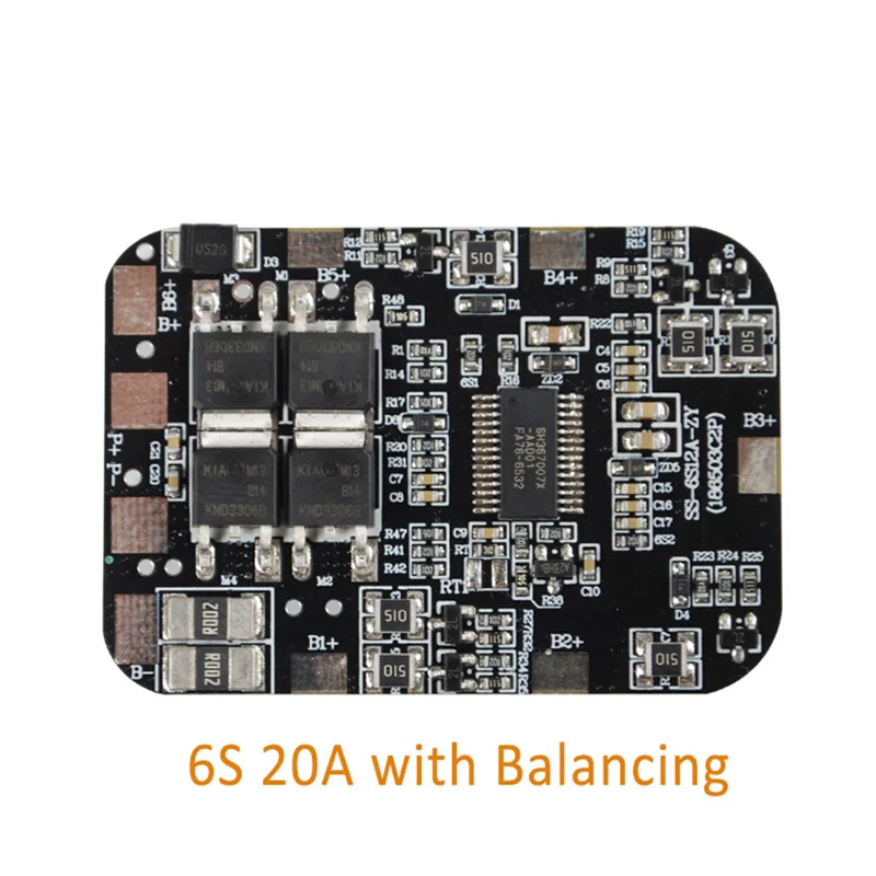 

lto Lithium Battery Balancer Pack Protection Circuit 6S BMS 20A 29.4V 18650 Equalizer Board Li-ion Balance Charging Module
