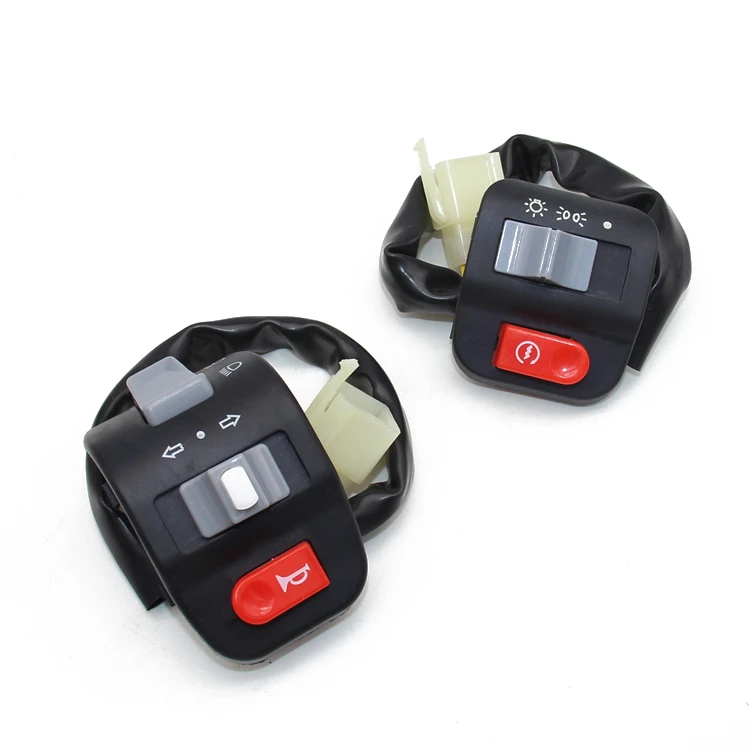 

Motorcycle 7/8" Handlebar Control Switch Horn Turn Signal Headlight Electrical Start Switch for Yamaha Suzuki free shipping