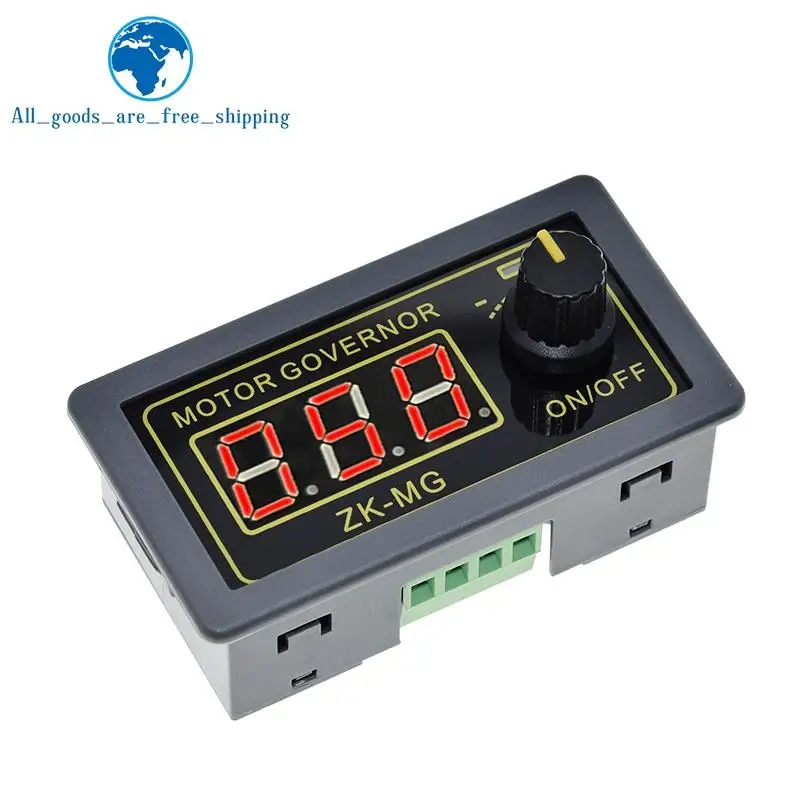 DC 5-30V 12v 24v 5A Motor Controller PWM Adjustable Speed Digital display encoder duty ratio frequency MAX 15A ZK-MG | Обустройство