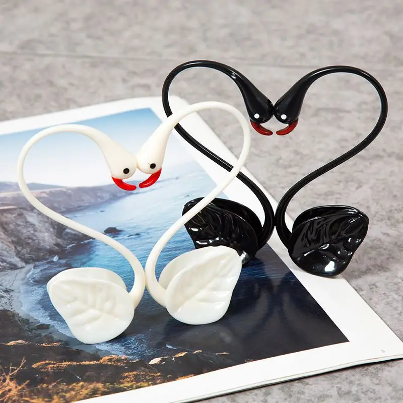 В форме сердца лебедя Топпер для торта С Днем Рождения Бантинг Баннер милый