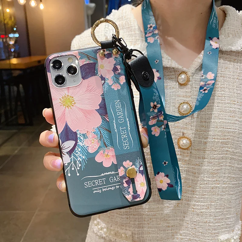 Великолепный чехол для iphone 11 pro max SE 2020 7 8 plus 6 6s X Xs XR Мягкий ТПУ с держателем