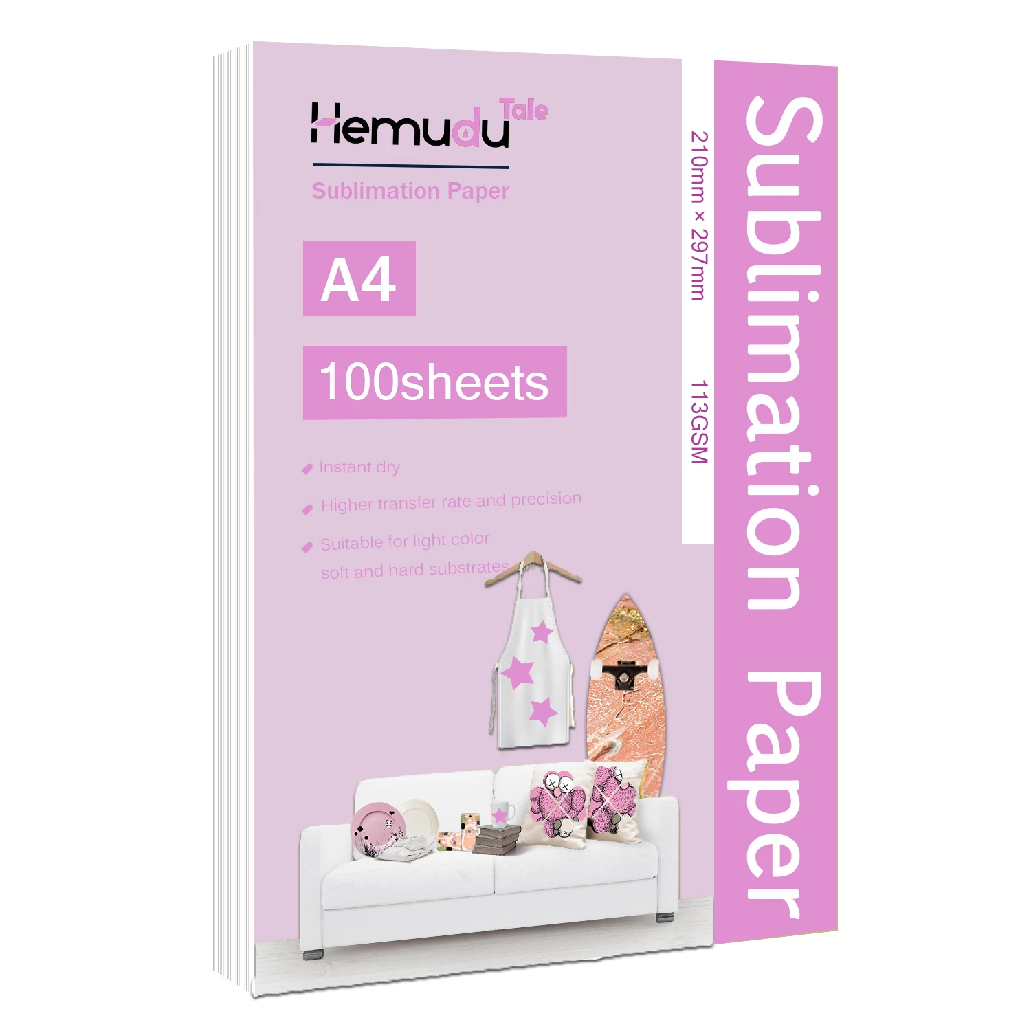 А4 сублимационная копировальная фотобумага 113 г 10 листов для полиэфира футболка