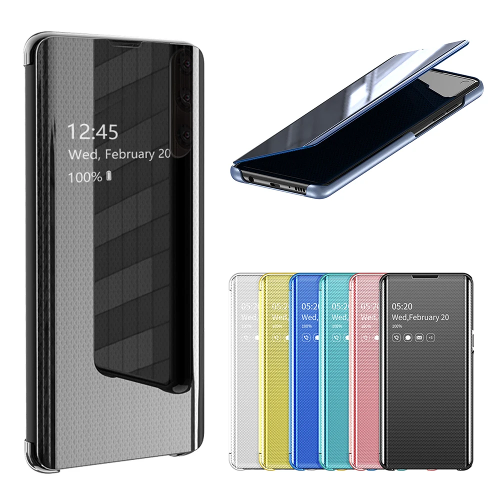 Роскошный зеркальный флип чехол для iPhone 11 Pro Max XS X XR 8 7 6 6s Plus iPhone11pro iPhone7plus