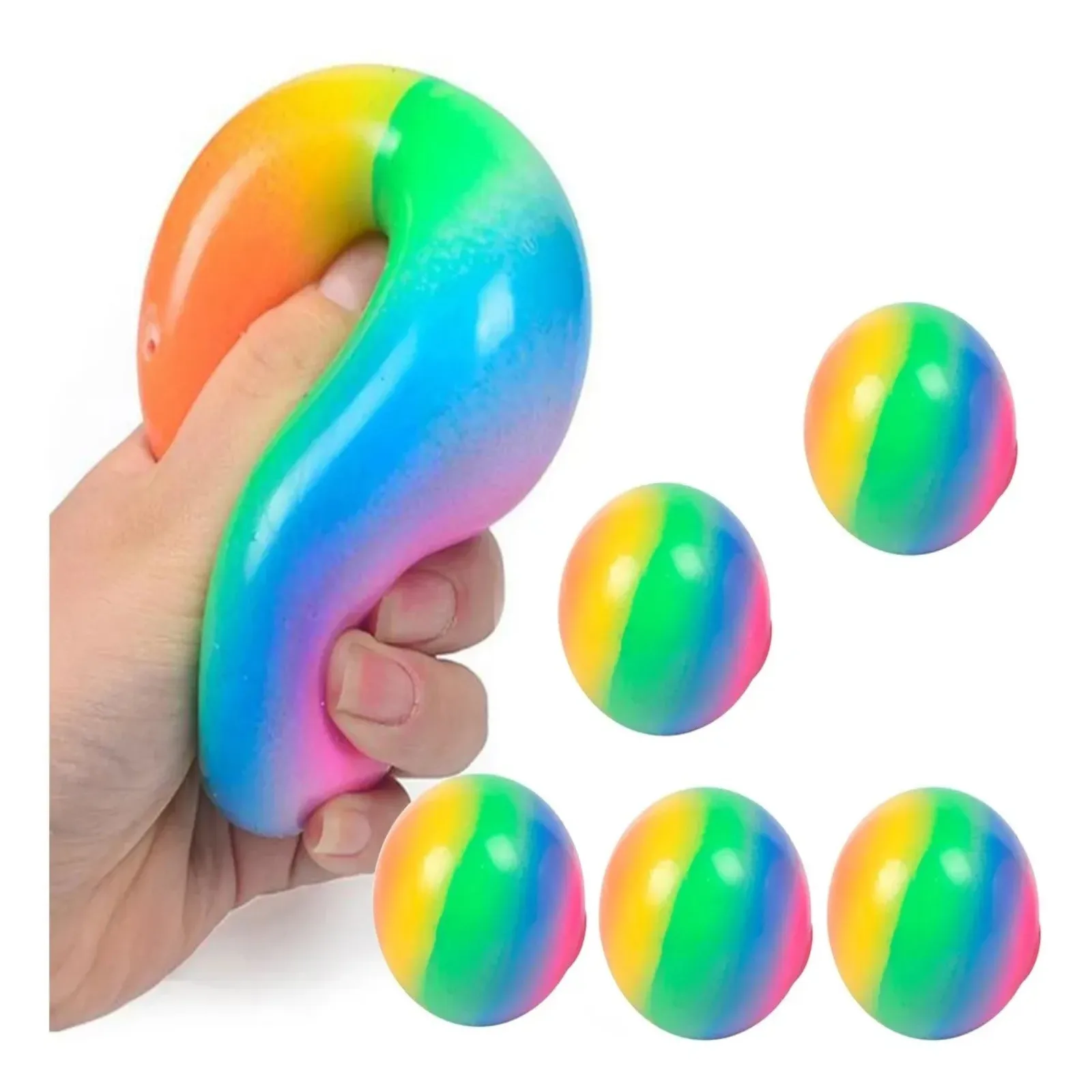 

Игрушка антистресс сжимаемые шарики креативная красочная Новинка ручной захват давление 7 см игрушки для детей сжимаемая игрушка