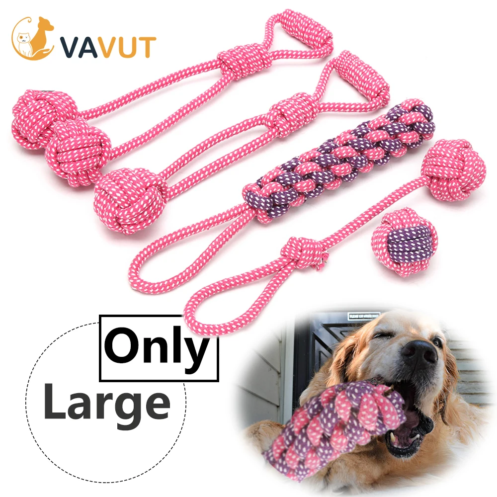 Жевательная собачья веревка игрушка Большая большая Интерактивная для собак