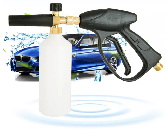 

Foam bottle water gun for car washing Wash your car with a spray bottle