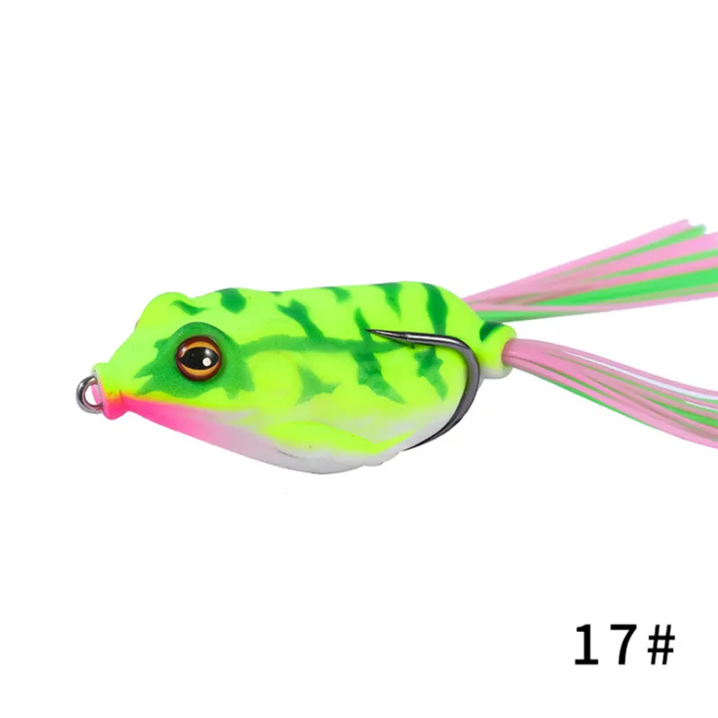 55 мм 12 г рыболовная приманка в форме лягушки для рыбалки мягкие пластиковые