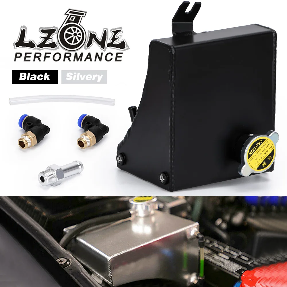 Алюминиевый резервуар для охлаждающей жидкости LZONE 240SX S13 SR20DET KA24DE KA24E KA24 комплект