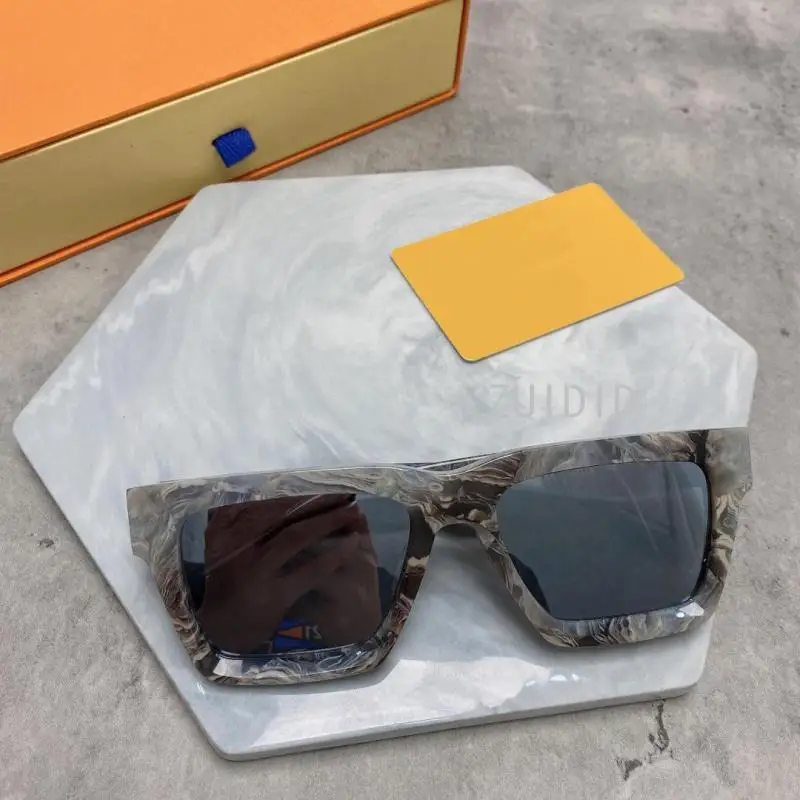 

Big Square Colorful Letter Decorative Frame Pilot Sunglasses Z1556E Women Steampunk Acetate Shades Unisex 2021 Luxury Brand