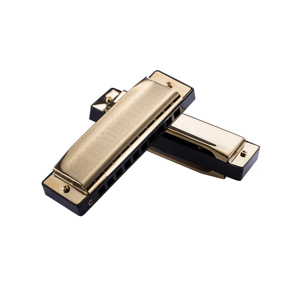 10-Holes Harp Diatonic Blues Harmonica C Key для детей и взрослых диатонический начинающих легко