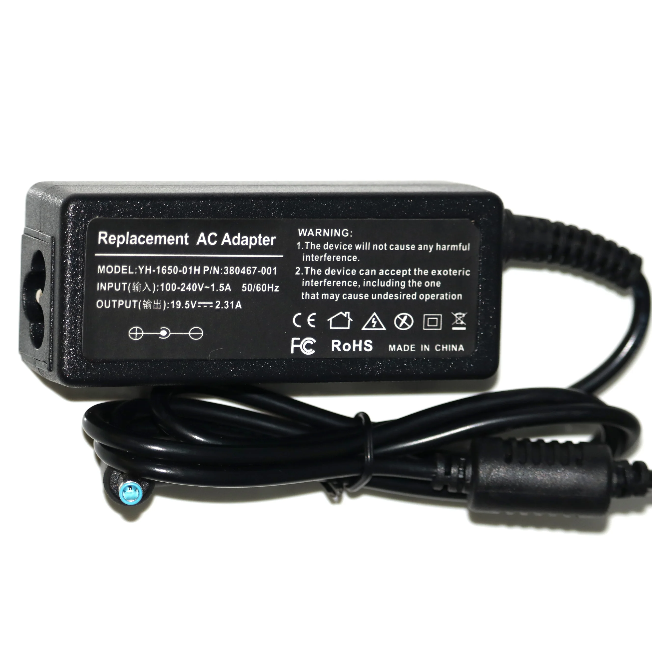 

19.5V 2.31A 45W AC Laptop Power Supply Adapter Charger for HP 250 G3 255 G3 355 G2, ProBook 430 G3 430 G4 ,A045R07DH ADP-45FE B