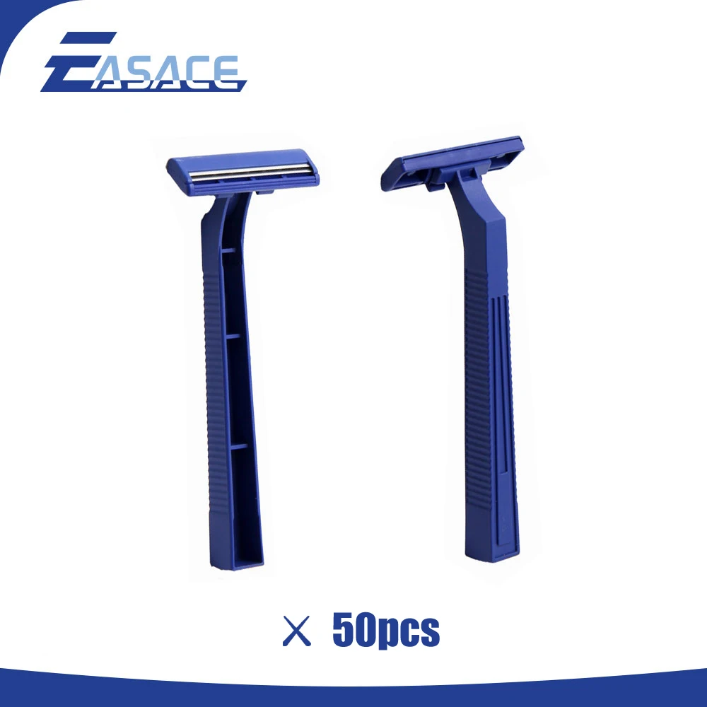EASACE бритва одноразовая Мужская 2 лезвия из нержавеющей стали с пластиковой