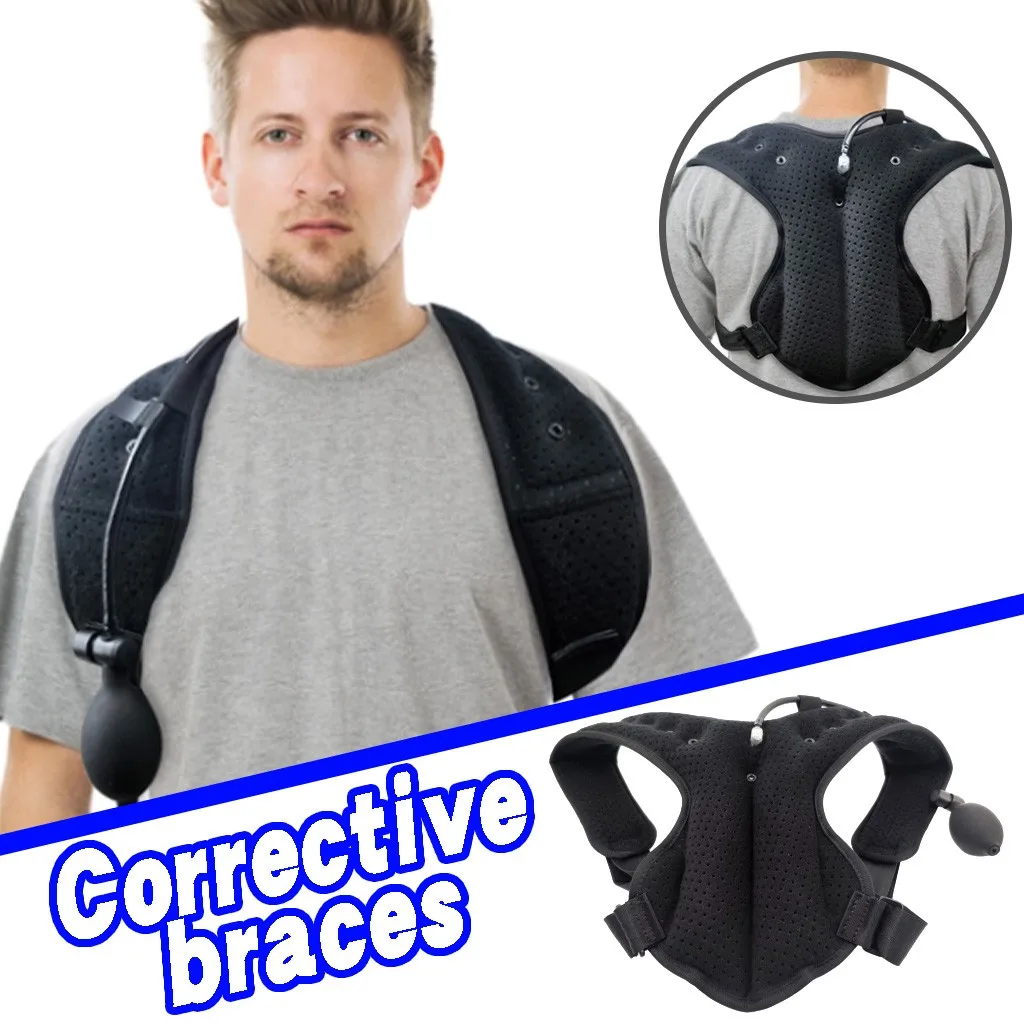 

Humpback Correction Back Brace corrector Inflatable correction strap Breathable adjustable hunchback posture corrector