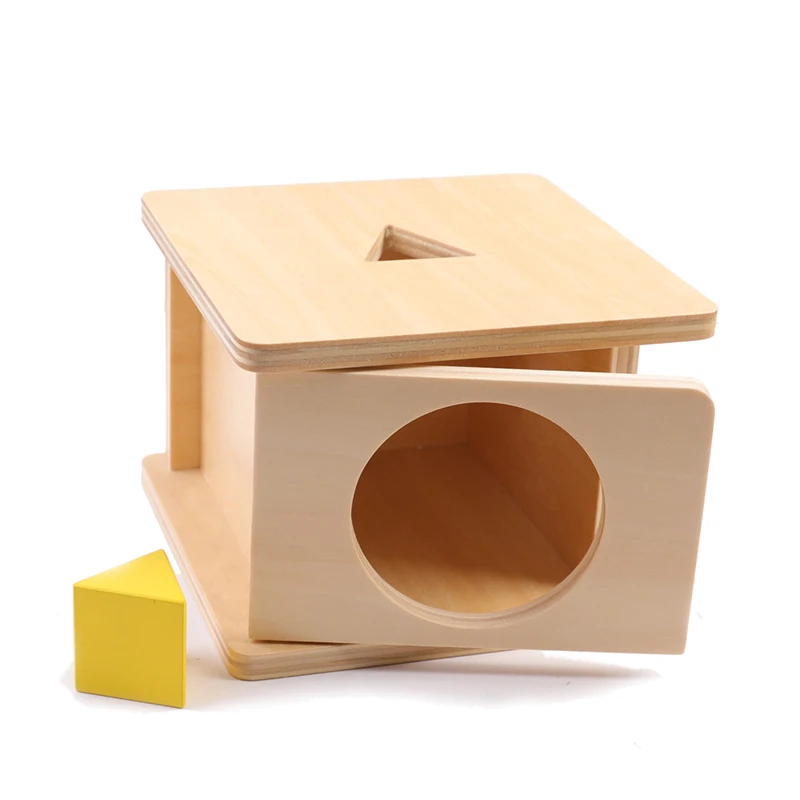 

infant Wooden Toys Montessori Imbucare Boxes Early Learning Educational Toy for children