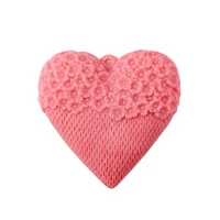 molds for soap making 3d love heart silicone soap moulds