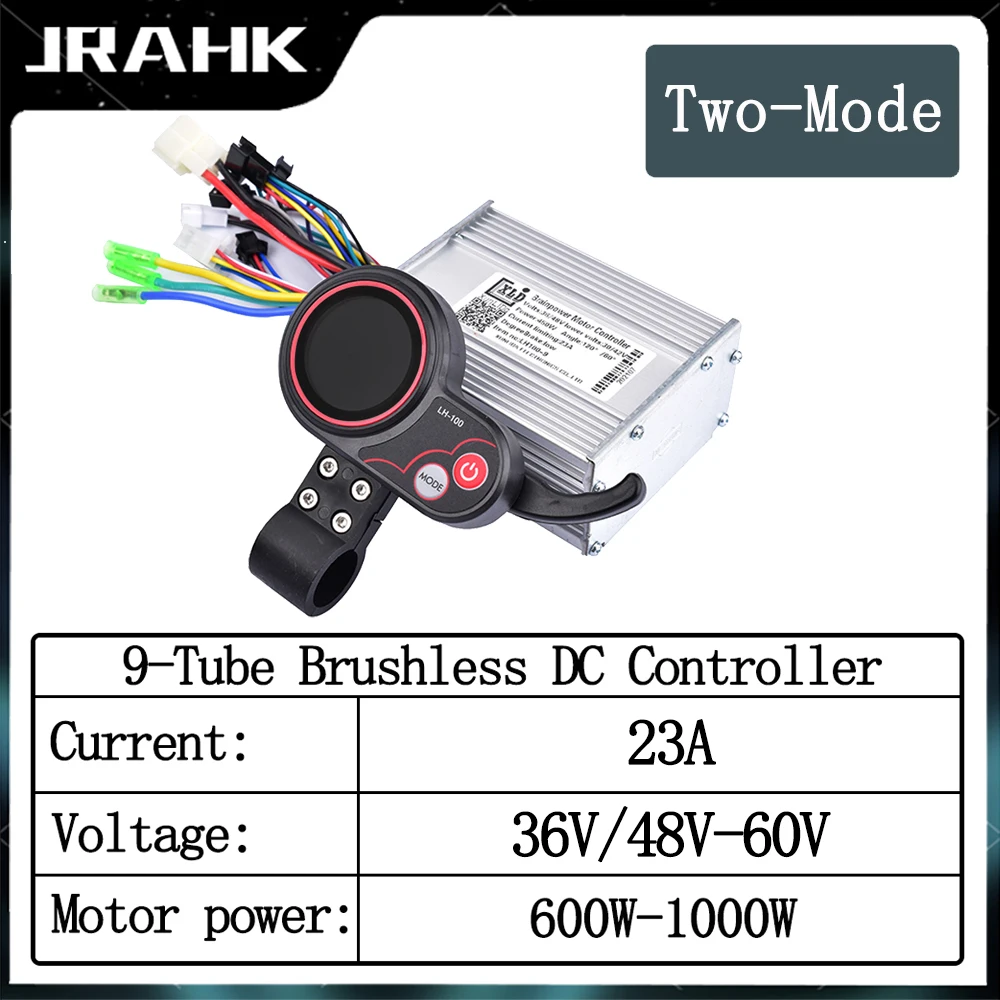 

JRAHK Electric Bike Controller Scooter With LCD Display Brushless Speed Motors 36V/48V/60V 17A-23A 600-1000W Bicycle Parts Acces