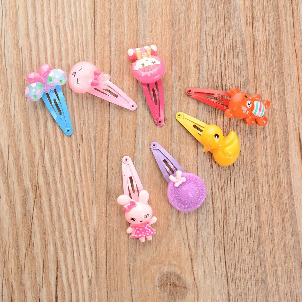 10 штук в партии с героями мультфильмов бусины конфеты Цвет заколки для волос