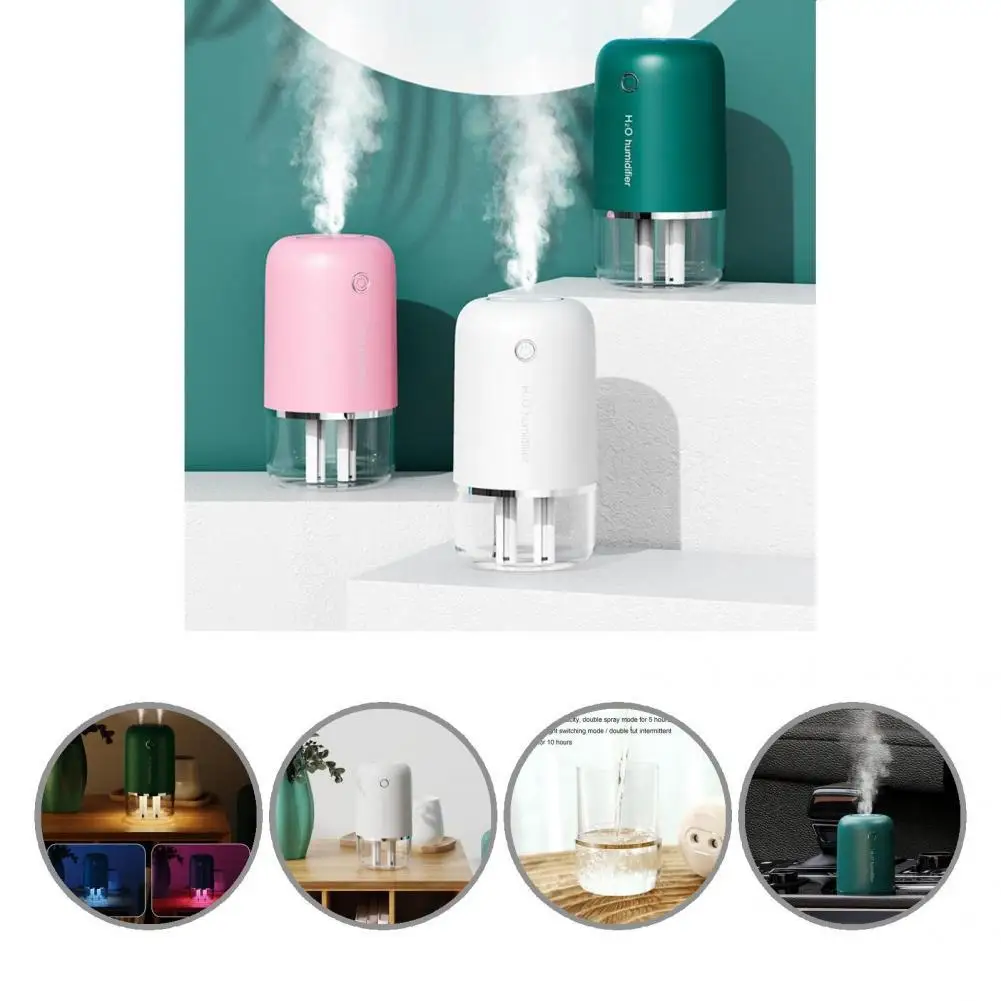 

Бесшумная распылительная пленка, улучшение воздуха, большой резервуар для воды, USB-зарядка, Настольный увлажнитель воздуха для дома