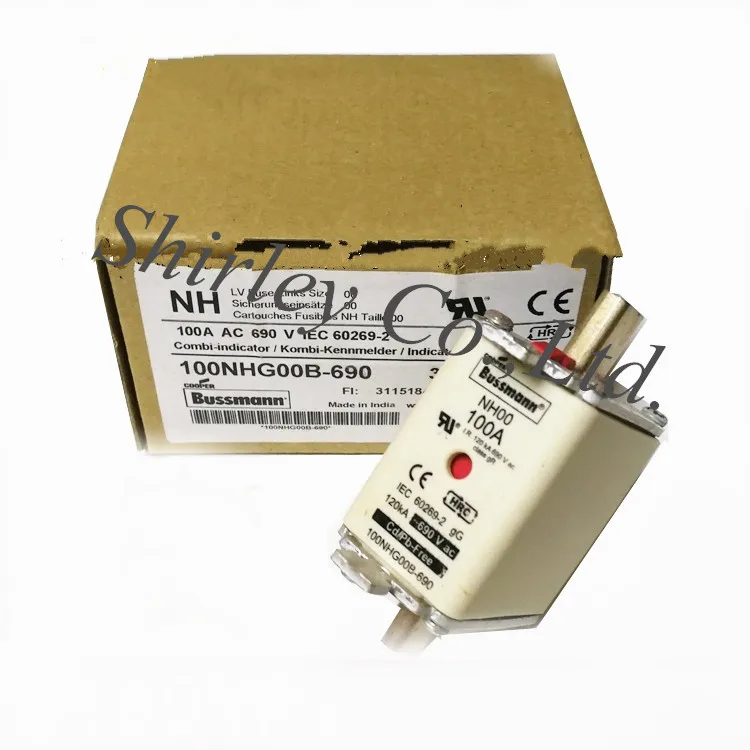 100% Новый оригинальный предохранитель bussmann 63NHG00B 690 63A NH00 gL/gG 690V высокая отключающая