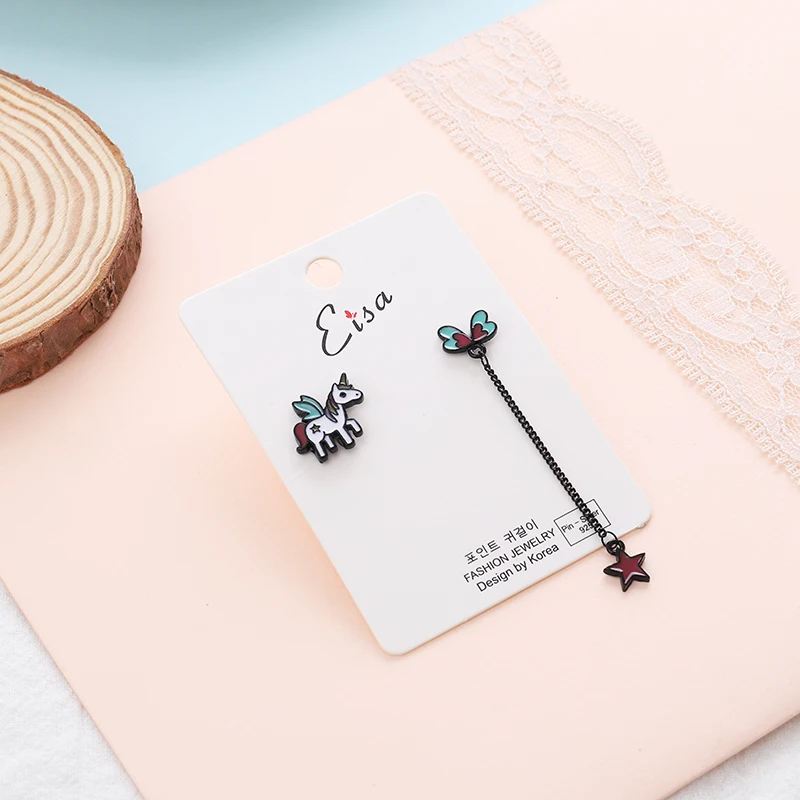 10 стилей очаровательные серьги с эмалью наборы костюмов Космический человек