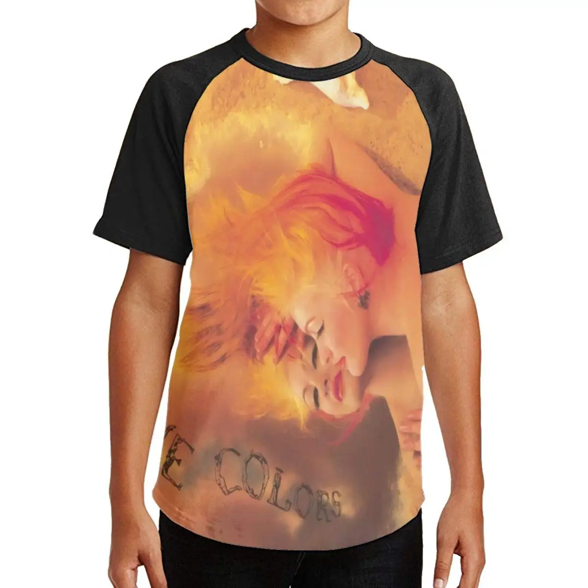 Cyndi Lauper настоящие цвета унисекс подростковый светильник и дышащая футболка с