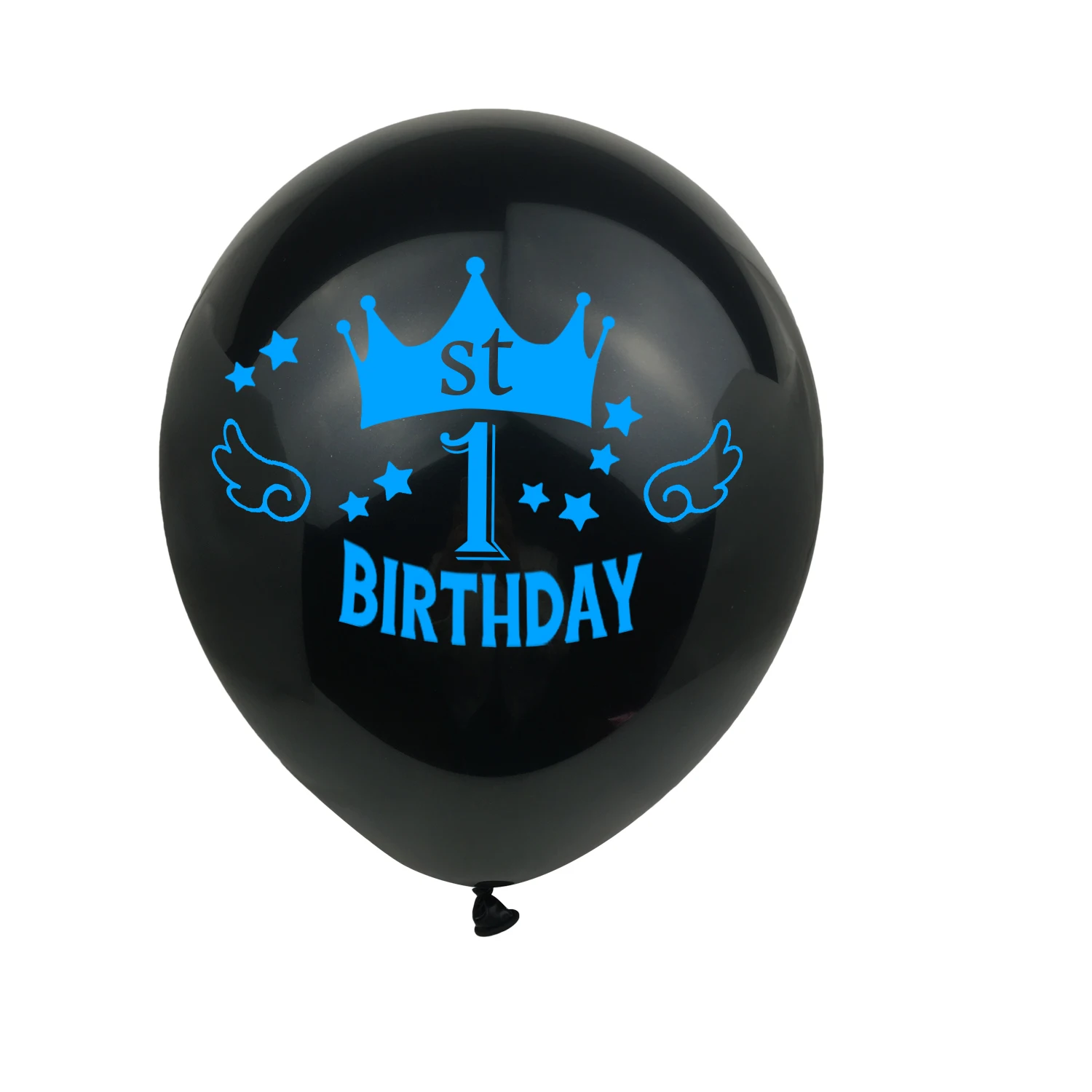 

ZLJQ 10pcs Kids 1st 2nd 3rd Latex Balloons Birthday Party Decorations Blue Pink 1 2 3 Years Old Ballon Baby Shower Supplies