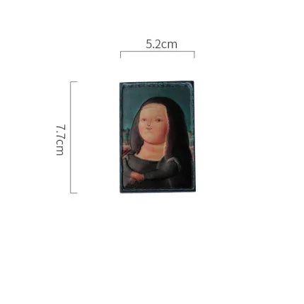 Новые Мультяшные полимерные броши заколки милые для лацканов значки Ван Гога