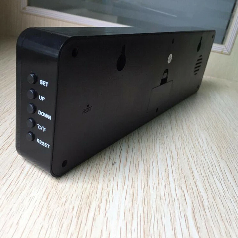 Современные часы-будильник Dreamburgh со светодиодным дисплеем электронные