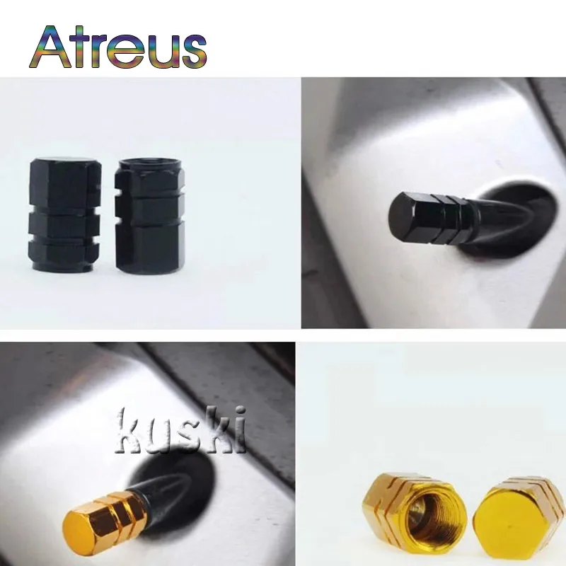 4 шт. велосипед мотоцикл автомобиль алюминий колпачки вентиля шины для Toyota corolla chr