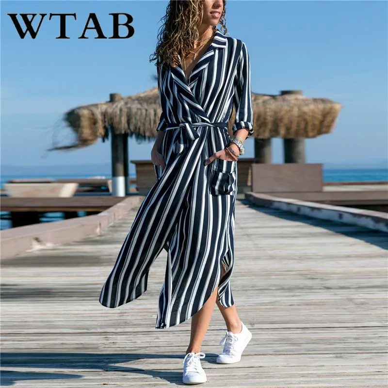 WTAB новинка цветочный принт Пляжное летнее платье больших размеров бодикон v