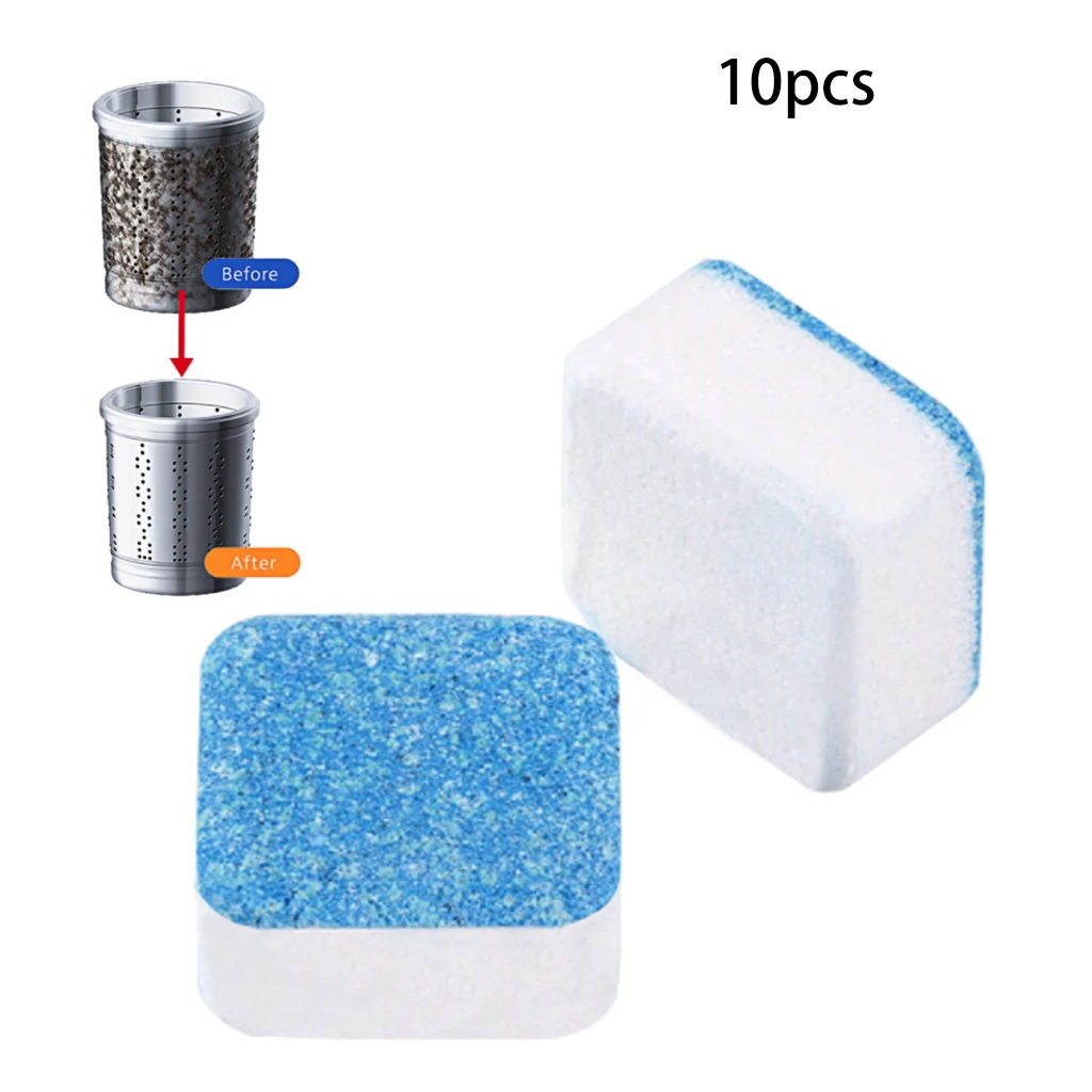 Таблетки многофункциональные шипучие для стиральной машины 10 шт./100 шт.|Шарики и