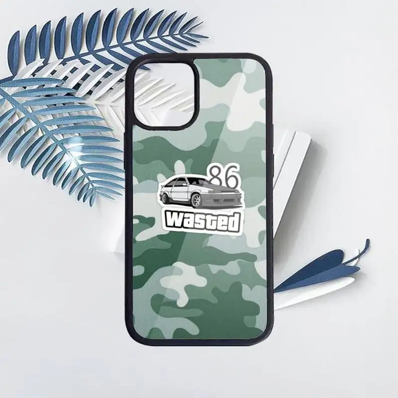 hot japan initial d anime phone case pc for iphone 11 12 pro xs max 8 7 6 6s plus x 5s se 2020 xr luxury brand shell funda free global shipping