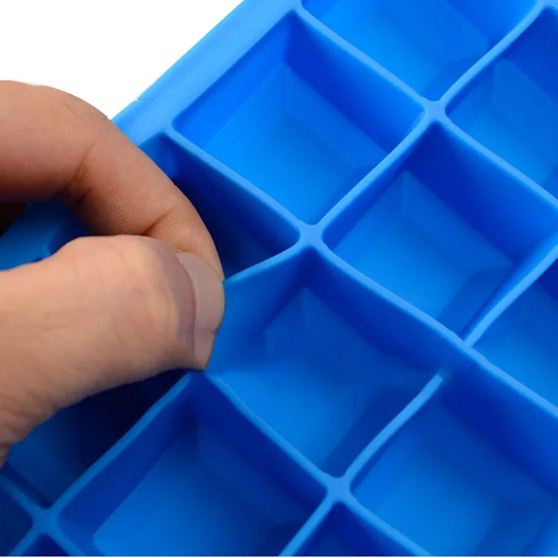 Силиконовый поднос для льда 15 идеальных квадратных подносов превосходная форма