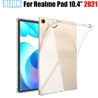 tablet case for oppo realme pad 10 4 2021 silicone soft shell airbag cover transparent protection fundas capa card for rmp2102