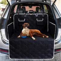 SUV Trunk Pet Cushion Waterproof Car Back Cushion with Pocket for Tools Foldable and Easy to Install Pet Travel Trunk 185x103CM
