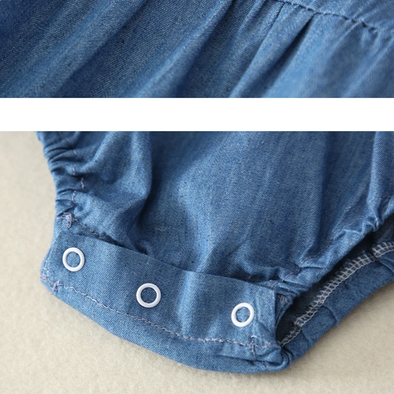 Комбинезон джинсовый для новорожденных девочек и мальчиков на лето 2020|Боди