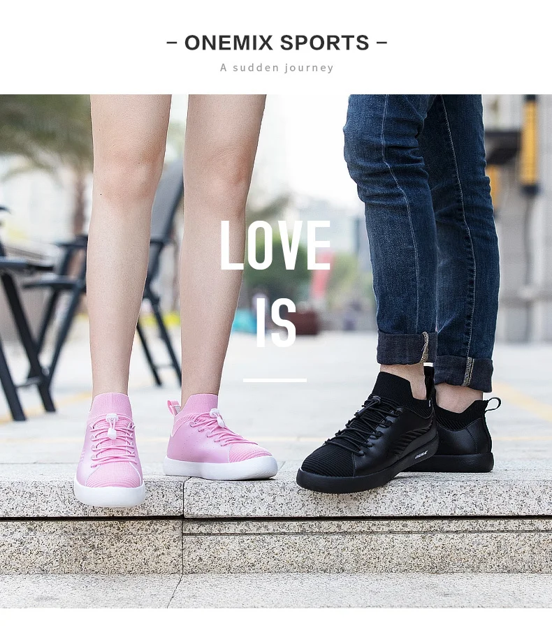 ONEMIX Man Walking Shoes For Men Microfiber Leather Sneakers Nice Road Trends Skateboarding Shoe Gray Tennis Outdoor Footwear