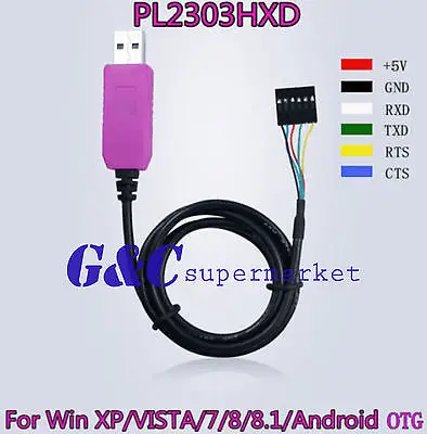 6Pin PL2303HXD USB к RS232 ttlcable модуль для win XP 7 8 OTG|Интегральные схемы| |