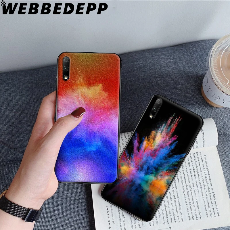 Градиентный Радужный мягкий чехол для huawei Honor 6A 7A 9X20 Pro 8A 7C 8C 7X8X8 9 10 lite 20S Note10 View20 |