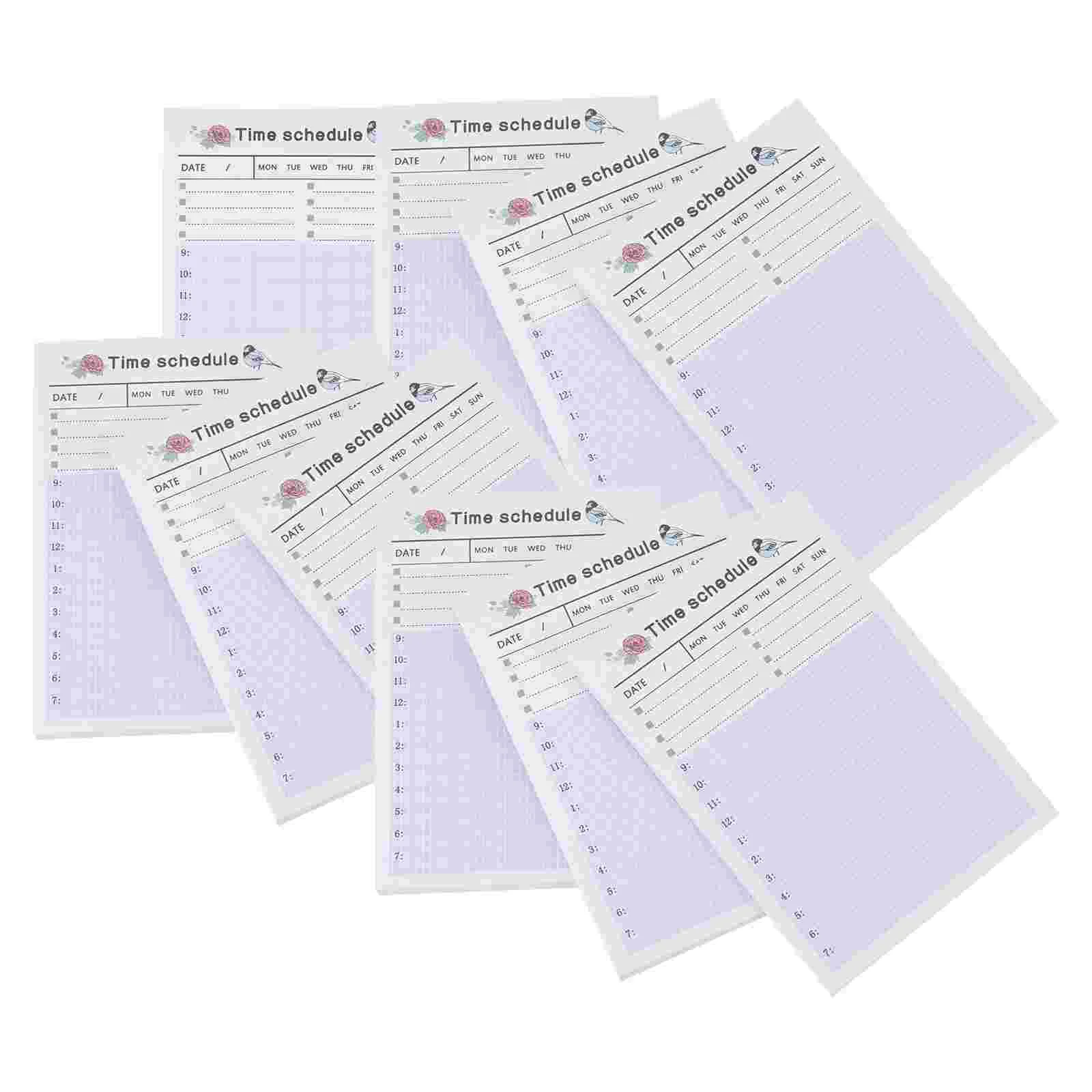 

10pcs Portable Schedule To-do List Stationery Note Paper for Office School