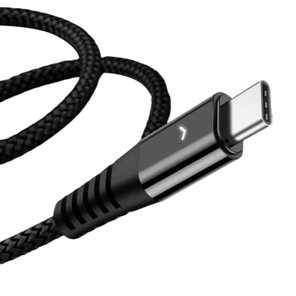 2.4A Type C кабель для быстрой зарядки мобильный телефон USB зарядный нейлоновый