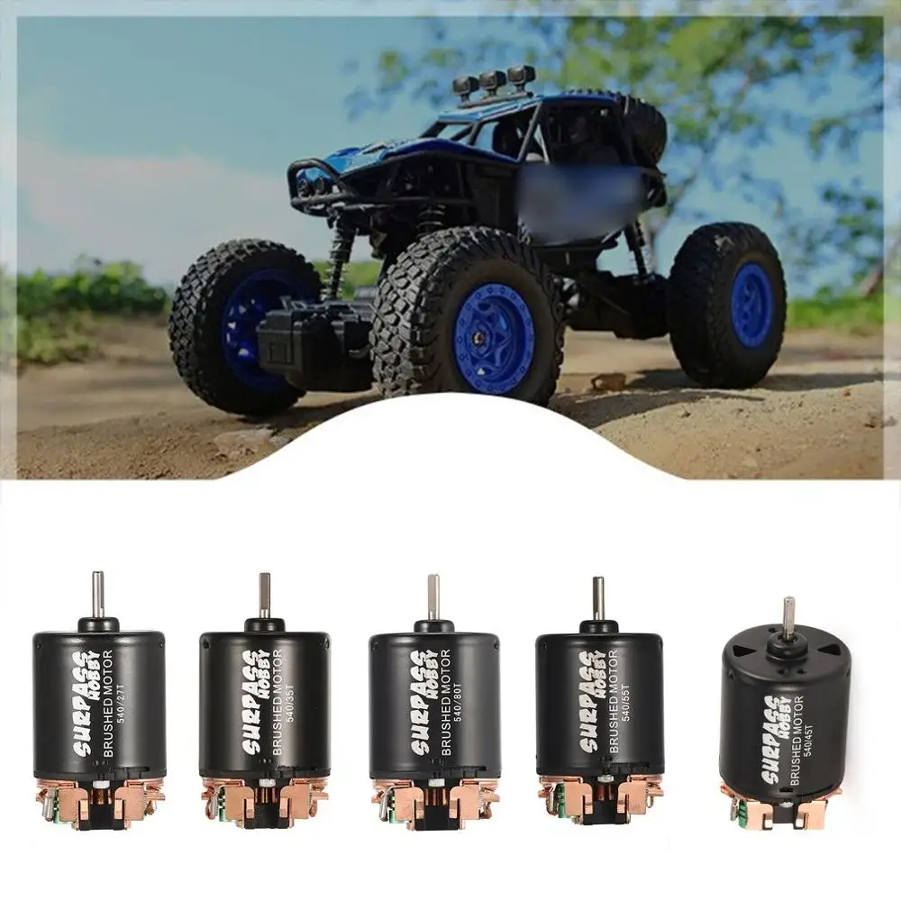 540 80T матовый двигатель с 60A ESC 5V/2A BEC для 1/10 RC Внедорожный гоночный автомобиль