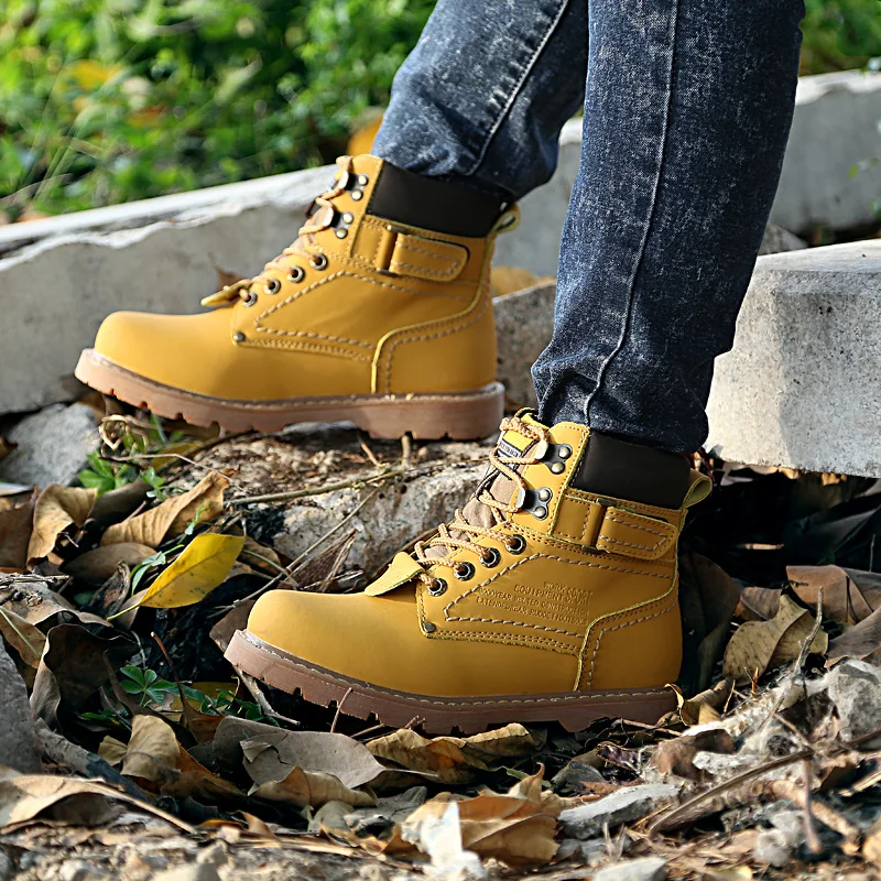 Новинка Мужские Модные Ботинки martin женские повседневные ботинки для пеших