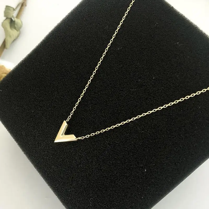 

Dosdos Geometrical Necklace Simple Collarbone Chain Temperamental Design Necklace necklaces chain necklace necklace women