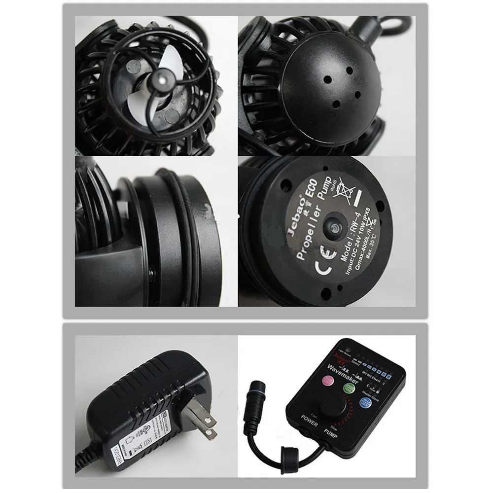 

New Jebao/Jecod Marine Aquarium Wireless Wave Maker RW4 RW8 RW15 RW20 Marine Aquarium Wave Make