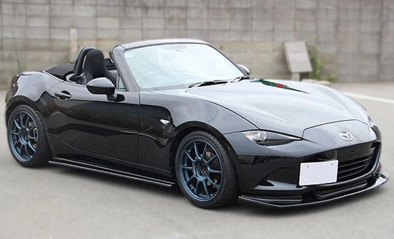 Для Mazda MX5 ND5RC родстер Miata углеродное волокно Odula передний бампер губа глянцевое