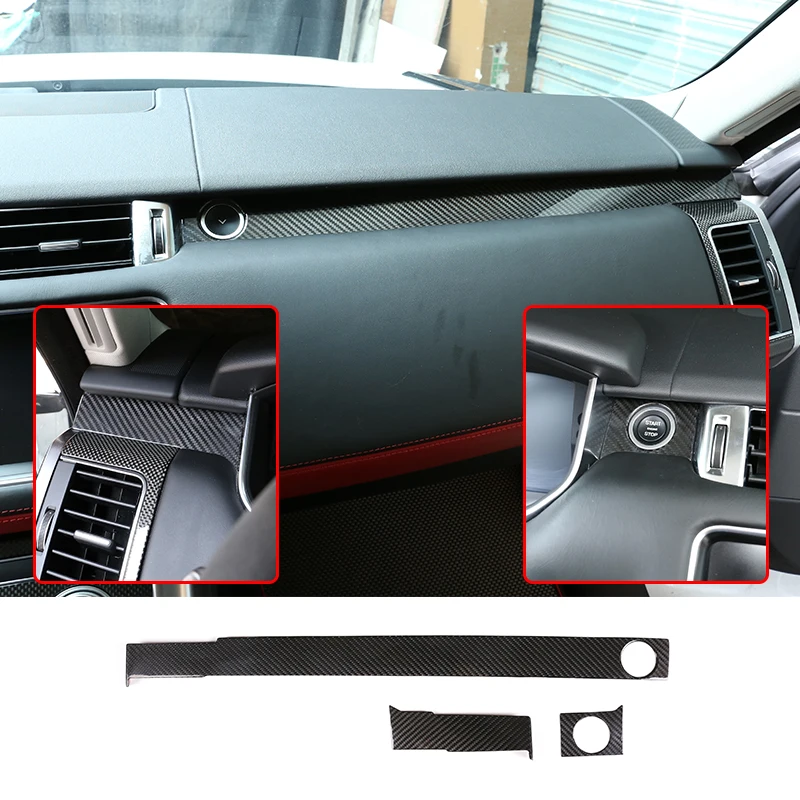 Отделка пассажира из настоящего углеродного волокна для Range Rover Sport RR 2014-2019 LHD