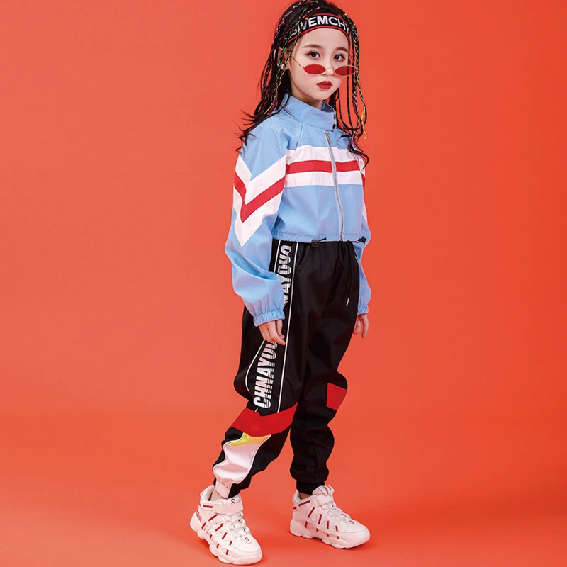 RAISEVERN Письмо плед Печать Детей Crop Толстовка Hip Hop Детские Девушки Печатного Hoodie Tops