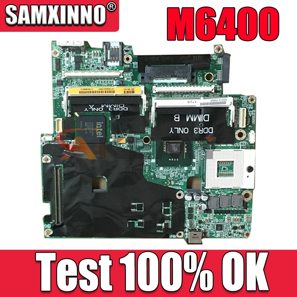 

Аксессуары для ноутбука DELL Pecision M6400, материнская плата 31XM1MB00A0 Q43 DDR3, бесплатный ЦП